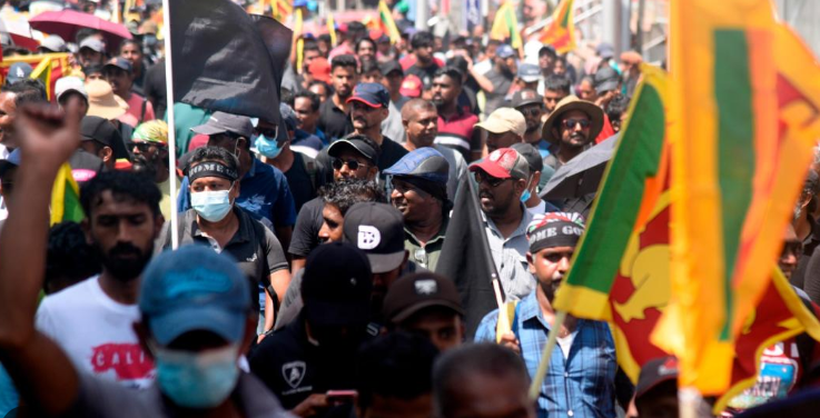 HUELGA GENERAL EN SRI LANKA EN CONTRA DE LA CRISIS ECONÓMICA