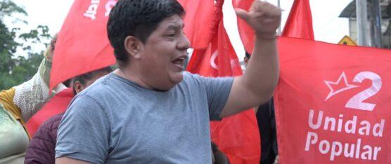 ORGANIZACIONES QUE CONFORMAN EL FRENTE POPULAR EN SANTO DOMINGO DE LOS TSÁCHILAS CERRARON PARCIALMENTE LA VÍA A QUITO