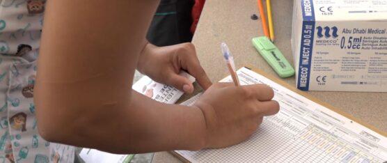 LA CAMPAÑA DE VACUNACIÓN CONTRA EL SARAMPIÓN, LA POLIOMIELITIS Y LA RUBÉOLA HA ALCANZADO YA UN 53%