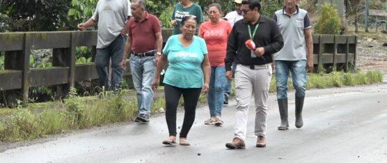 LAS ÚLTIMAS LLUVIAS HAN PROVOCADO EL COLAPSO DE UN PARTE DE LA VÍA QUE CONDUCE AL RECINTO EL BOLO