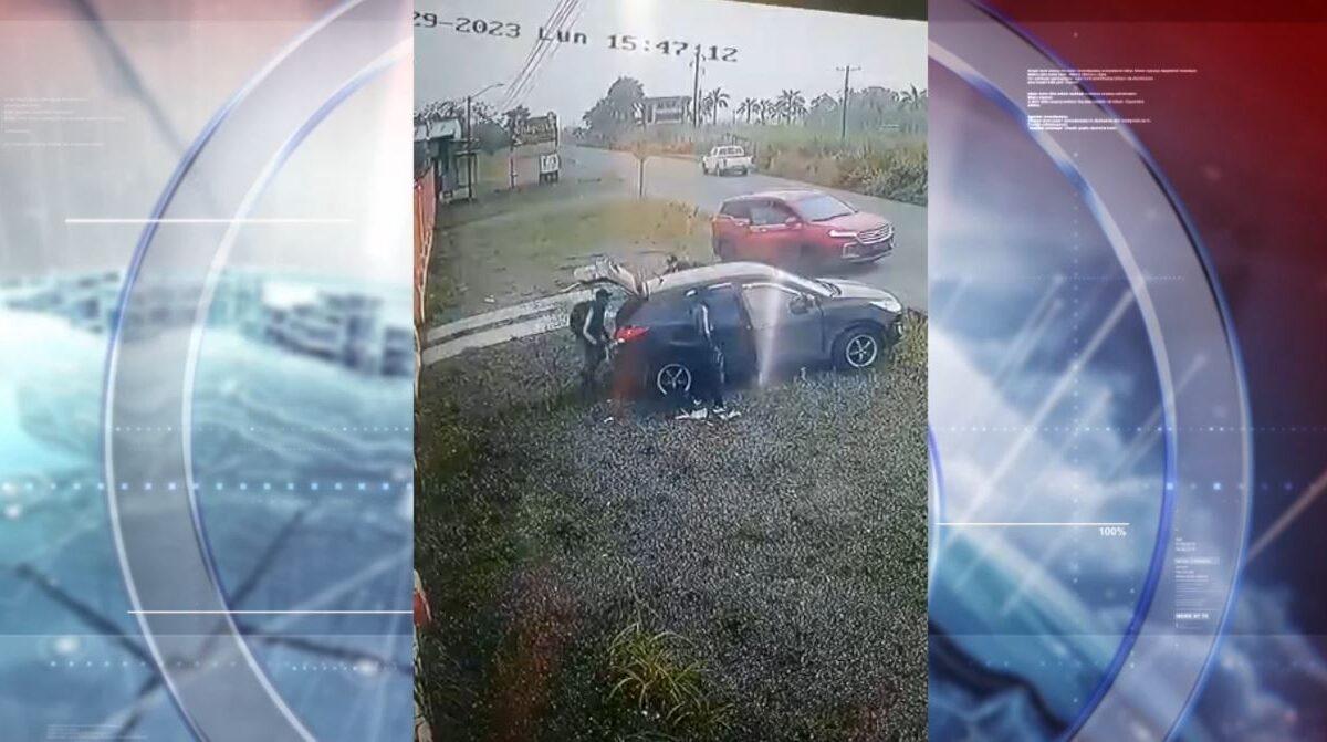 DELINCUENTES CON UNIFORMES DE POLICÍA SECUESTRARON A DOS MENORES EN LA VÍA A PUERTO LIMÓN