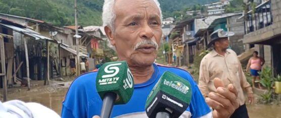 CERCA DE 200 FAMILIAS RESULTARON AFECTADAS EN LA PARROQUIA TABIAZO POR LA CRECIENTE DEL RÍO TEAONE