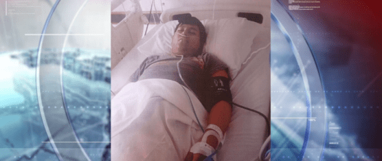 UN JOVEN DE 19 AÑOS LUCHA CON UN TIPO DE CÁNCER BASTANTE AGRESIVO