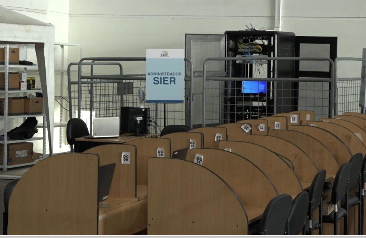 EL CENTRO DE PROCESAMIENTO ELECTORAL RECIBIÓ LAS IMPLEMENTACIONES PARA EL CONTEO DE ACTAS