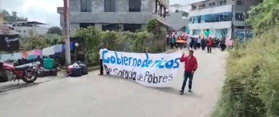 HABITANTES DE LA PARROQUIA PALO QUEMADO ESTÁN EN CONTRA DEL PROYECTO MINERO LA PLATA