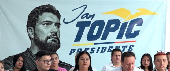 10 ORGANIZACIONES SOCIALES EN SANTO DOMINGO DE LOS TSÁCHILAS RESPALDAN AL PRESIDENCIABLE JAN TOPIC
