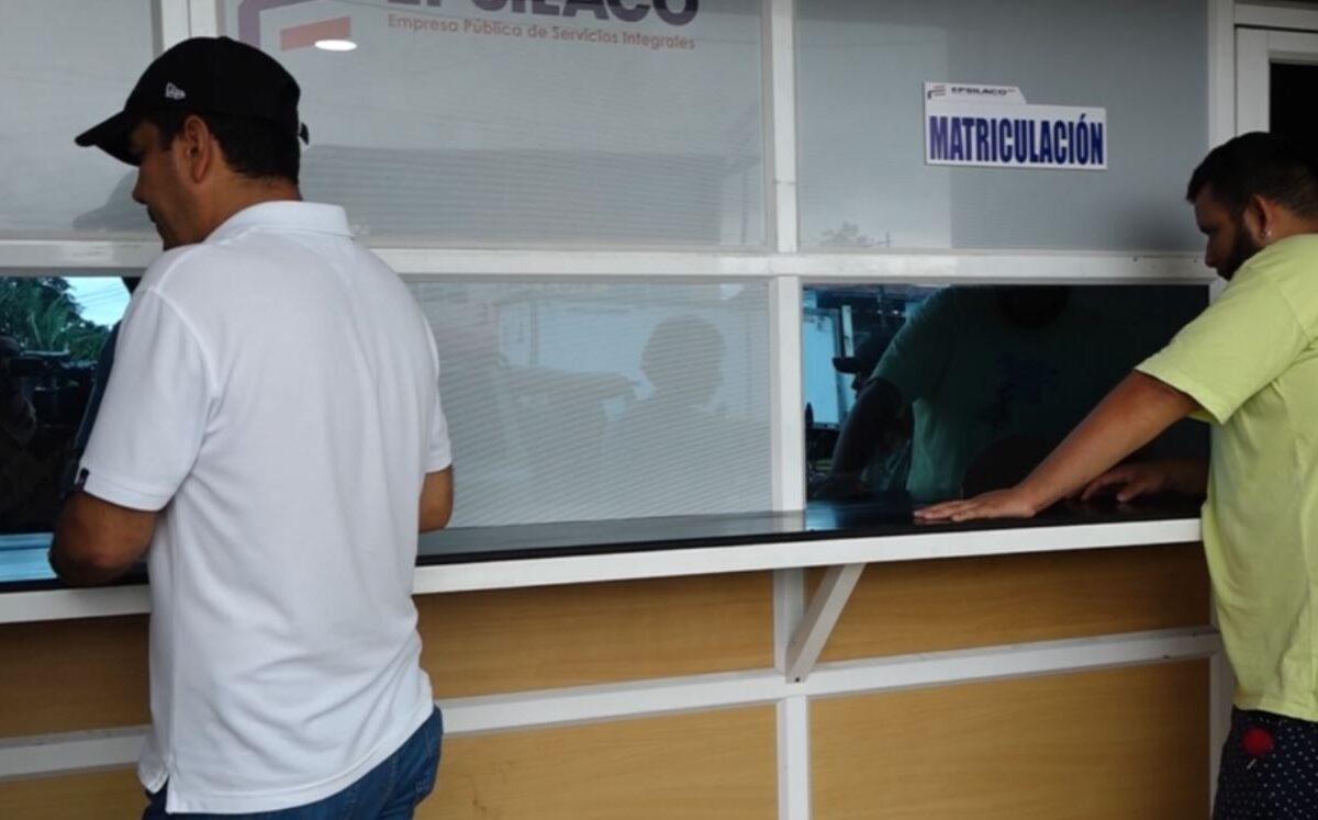 SE RETOMÓ EL SERVICIO DE MATRICULACIÓN VEHICULAR EN LA CONCORDIA, LUEGO DE SUPERAR VARIAS INTERMITENCIAS EN EL SISTEMA DE LA ANT