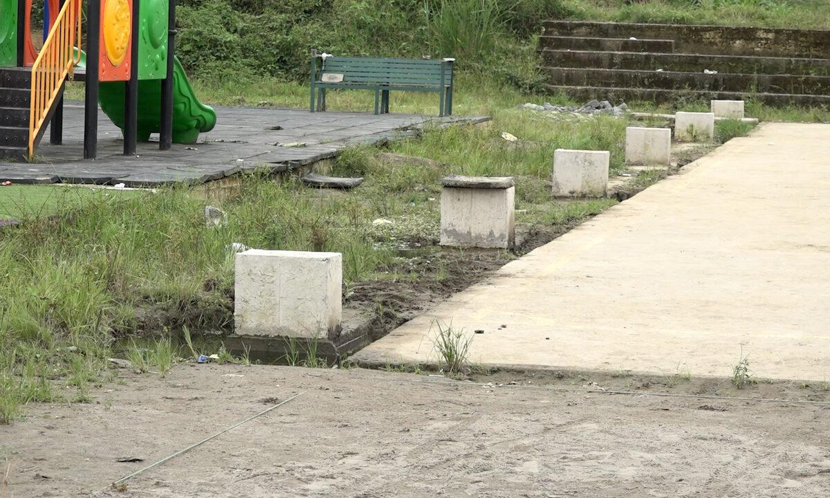 OBRA INCONCLUSA EN LA COOP. LOS VERGELES CAUSA MALESTAR EN LOS HABITANTES