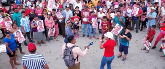 LA CANDIDATA A ASAMBLEÍSTA YADIRA BAYAS, INTENSIFICA SUS RECORRIDOS EN EL TERRITORIO
