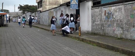 NO HAY PRESENCIA POLICIAL EN LAS UNIDADES EDUCATIVAS DE SANTO DOMINGO