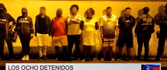 VARIOS OPERATIVOS REALIZADOS EN QUITO Y SANTO DOMINGO PERMITIERON LA CAPTURA DE 8 PERSONAS