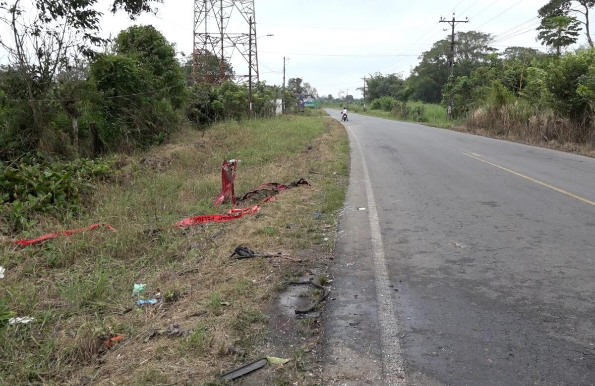 VARIOS ACCIDENTES DE TRÁNSITO REGISTRADOS A LO LARGO DE LA VÍA A LA PARROQUIA SAN JACINTO DEL BÚA