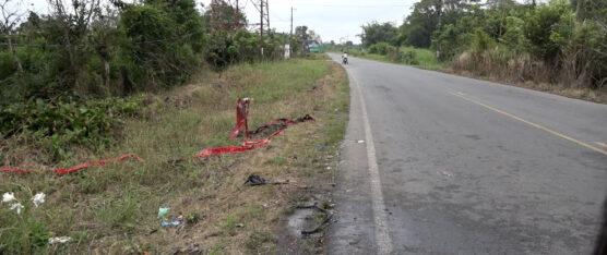 VARIOS ACCIDENTES DE TRÁNSITO REGISTRADOS A LO LARGO DE LA VÍA A LA PARROQUIA SAN JACINTO DEL BÚA