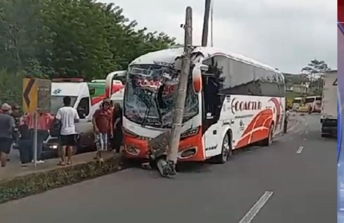 10 PASAJEROS RESULTARON HERIDOS EN UN ACCIDENTE DE TRÁNSITO EN EL CARMEN