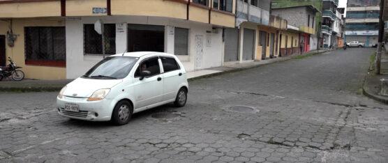 LAS CALLES PORTOVIEJO E IBARRA SE ENCUENTRAN EN PÉSIMAS CONDICIONES