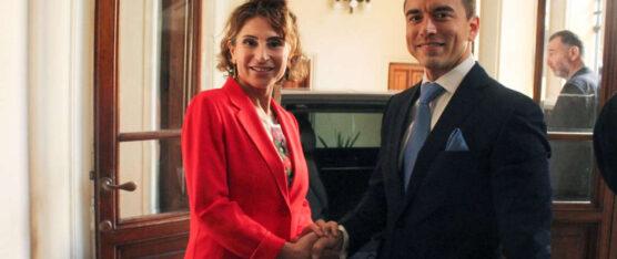DANIEL NOBOA INSISTE EN CONSULTA POPULAR PARA REFORMAR EL ROL DE LAS FF.AA.