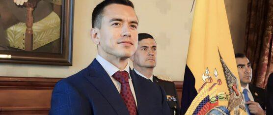DANIEL NOBOA SERÁ POSESIONADO COMO PRESIDENTE DEL ECUADOR ANTES DE LO PREVISTO