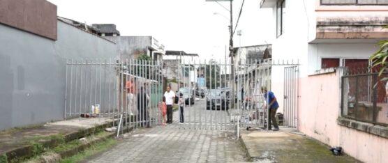 COLOCARON PUERTAS DE SEGURIDAD EN LAS GUADUAS