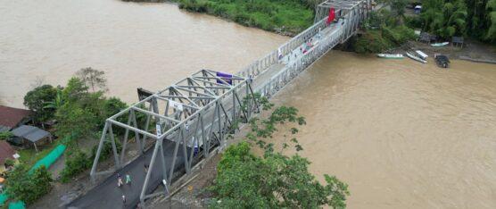 HABILITADO PUENTE SOBRE EL RÍO BLANCO