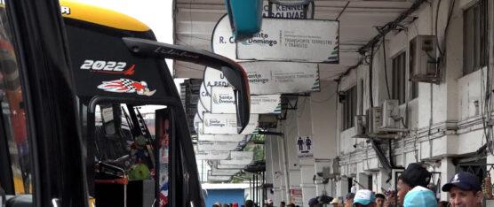 SIGUE BAJA LA ACTIVIDAD EN LA TERMINAL TERRESTRE DE SANTO DOMINGO