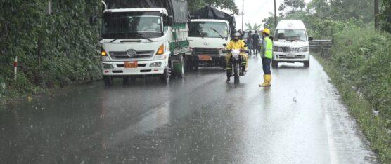 SIGUEN LOS INCONVENIENTES EN LA VÍA ALÓAG – SANTO DOMINGO