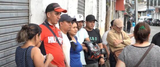 TRABAJADORES IMPAGOS 3 MESES, EXIGEN SU DINERO AL MTOP