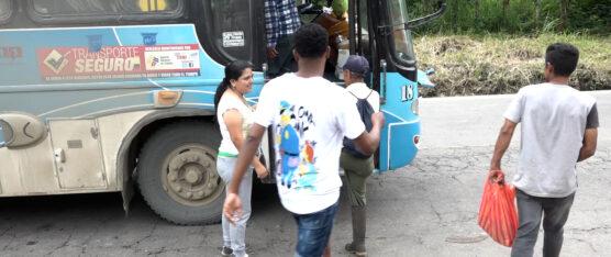 PARA MOVILIZARSE EN LA VÍA ALÓAG DEBEN REALIZARSE TRASBORDOS