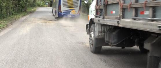 EN MAL ESTADO VÍA VALLE HERMOSO – LOS BANCOS