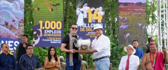 PRIMERA PIEDRA DEL CENTRO DE FAENAMIENTO DEL TRÓPICO HÚMEDO