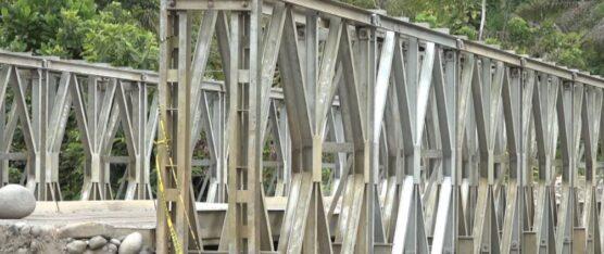 PUENTE BAILEY EN VÍA LA CONCORDIA- PUERTO NUEVO ESTÁ CERRADO