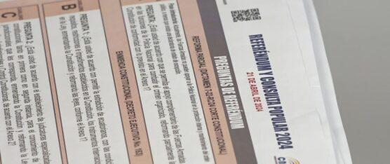 EL CNE REALIZÓ EL SIMULACRO DE LAS ELECCIONES DE REFERÉNDUM Y CONSULTA POPULAR 2024