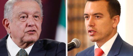 PRESIDENTE DANIEL NOBOA ESTÁ DISPUESTO A RESOLVER DIFERENCIAS CON MÉXICO