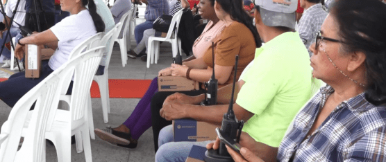 110 INTERCOMUNICADORES FUERON ENTREGADOS EN PUERTO QUITO