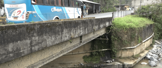 TEMOR POR EL MAL ESTADO DEL PUENTE DE ALLURIQUÍN