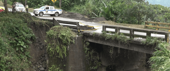 TRABAJOS DE MANTENIMIENTO EN EL PUENTE SOBRE EL RÍO GUARRASIL