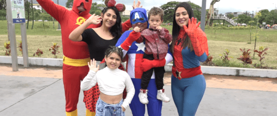 NIÑOS CELEBRARON SU DÍA EN FAMILIA