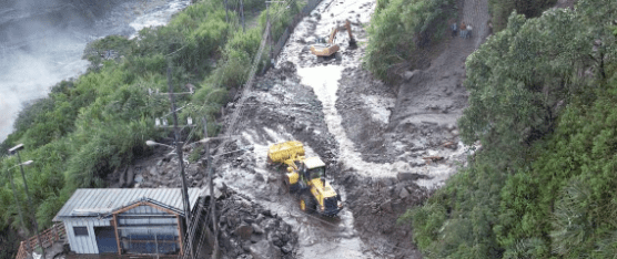 DESDE ESTE MARTES SE INSTALARÁ PUENTE BAILEY EN SECTOR DE LA MERCED, QUE FUE AFECTADO POR DESLIZAMIENTO