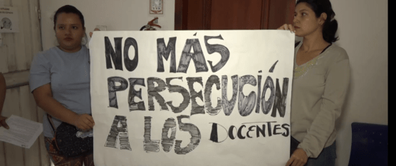 DESVINCULACIÓN DE DOCENTE PERJUDICÓ A ESTUDIANTES PORQUE NO HAY MAESTRO