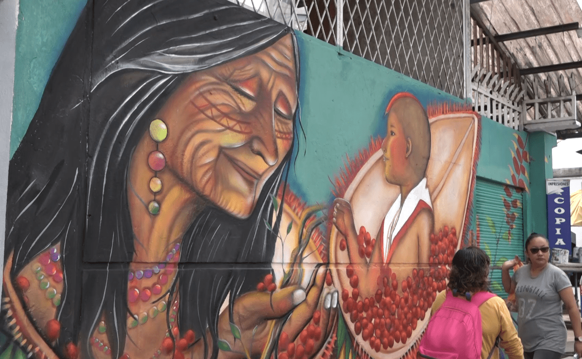 MURAL REPRESENTA LAS BONDADES DE SANTO DOMINGO