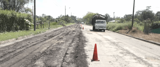 TRABAJOS DE MEJORAMIENTO VIAL AVANZAN LENTAMENTE