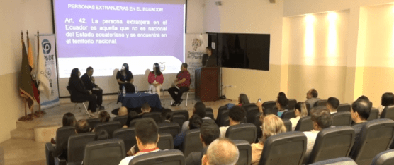 COMUNICADORES PARTICIPARON EN CONVERSATORIO SOBRE MOVILIDAD HUMANA