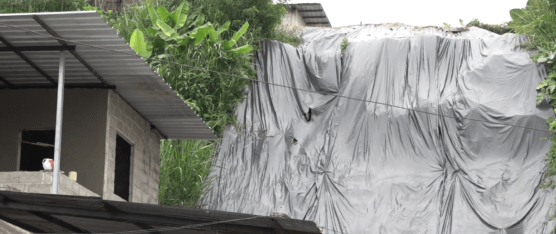 PIDEN LA CONSTRUCCIÓN DE UN MURO PARA EVITAR DESLIZAMIENTOS EN EL CARMEN