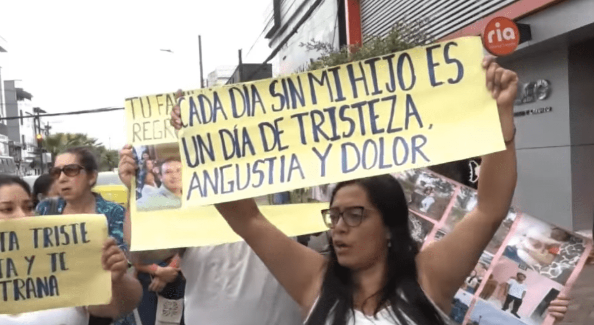 SE DESARROLLÓ UN PLANTÓN POR LA BÚSQUEDA DE DIEGO TENORIO