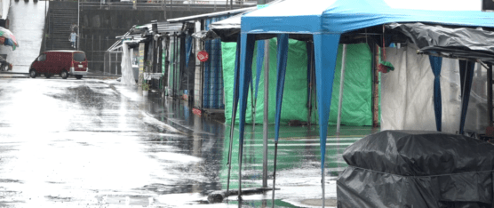 COMERCIANTES DEL AUTOMERCADO ESTÁN AFECTADOS POR LAS LLUVIAS