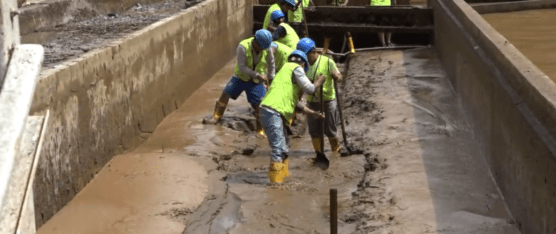 SIN AGUA POTABLE HASTA EL MIÉRCOLES A CAUSA DEL DESBORDAMIENTO DEL RÍO LELIA