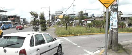 PARTERRES CON MUCHA MALEZA DIFICULTAN LA VISIBILIDAD EN LA AV. PUERTO ILA