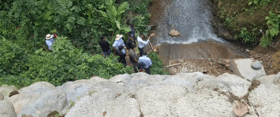 INSPECCIÓN AMBIENTAL DEL RÍO PUPUSA EN LAS FALDAS DEL CERRO BOMBOLÍ