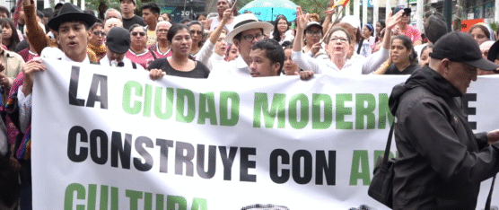 MARCHA PACÍFICA EN RECHAZO A LA VENTA DE PREDIOS MUNICIPALES