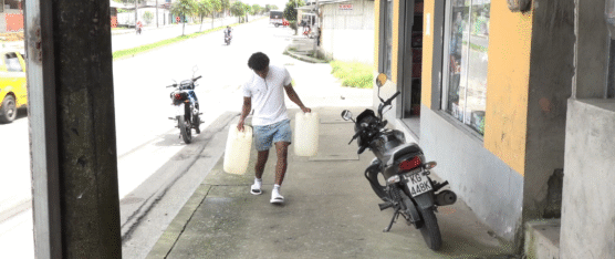 DENUNCIAN LA FALTA DE AGUA POTABLE EN LA COOP. CRISTO VIVE