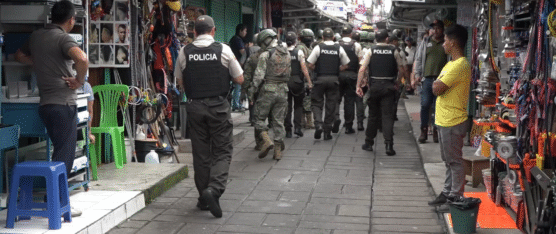 EN LA PEATONAL 3 DE JULIO SE REALIZÓ UN OPERATIVO DE SEGURIDAD